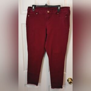 Maurices Women's Rich Burgundy Trousers